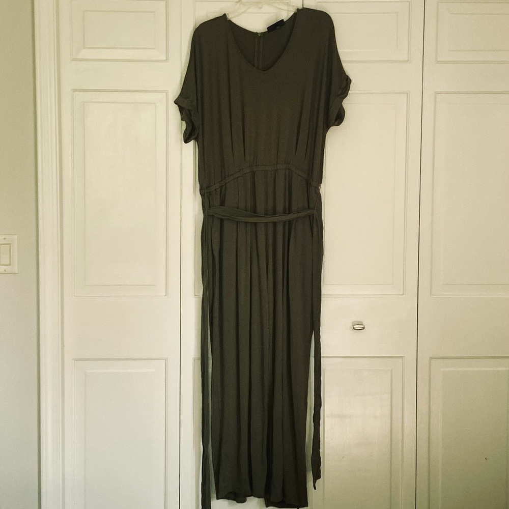 Lane Bryant Olive Green Jumpsuit